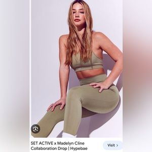 SET ACTIVE 2 PIECE SET, Madelyn Cline Collaboration